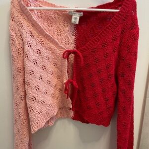 Bow Tie Knit Cardigan